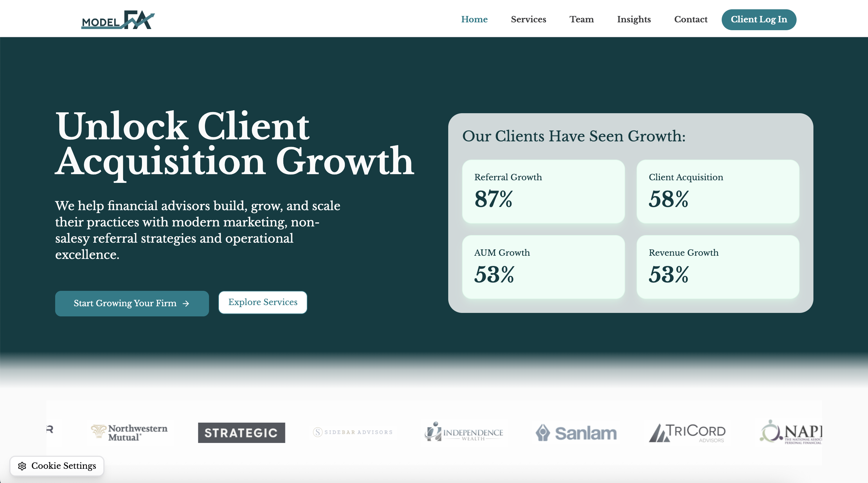Model FA Home Page